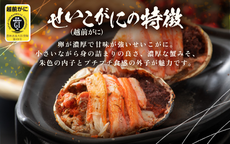 蟹の食べ比べ「越前産ずわいがに × 4パック せいこがに（越前がに） × 6パック」甲羅盛り セット 福井網元漁師が厳選！【ずわいがに 雄 雌】【越前がに セコガニ カニ むき身 お取り寄せ グルメ】 [e15-e002]