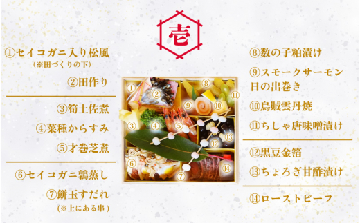 迎春 おせち 2026年 本格料亭 手作り3段重 5～6人前 盛付済 小西亭特製 31品目以上 解凍不要 【福井県 お節 おせち料理 冷蔵 保存料不使用 おせち お節 御節 迎春 新春】【2025年12月30日発送】 [e53-j003]