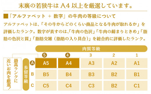 若狭牛 和牛ロース焼肉用 計1kg（250g × 4パック）福井県産 ロースA4等級 以上を厳選！【牛肉 黒毛和牛 黒毛 和牛 冷凍 小分け バーべキュー グルメ】 [e02-g002]