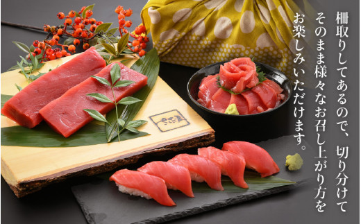 「生本まぐろ」赤身 約300g（2～3柵） まぐろの王様！！【本まぐろ 鮪 ホンマグロ まぐろ 冷蔵 お取り寄せ グルメ】 [e04-a082]