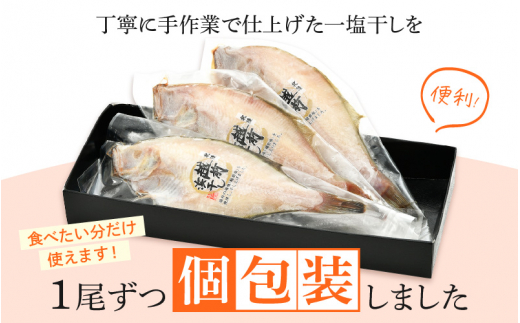 干物 セット 赤がれい 一塩干し 大サイズ （1尾 × 3パック入り）1尾約170g【福井県産 赤カレイ 小分け 個包装 詰め合わせ 保存料・着色料 無添加】 [e04-a091]