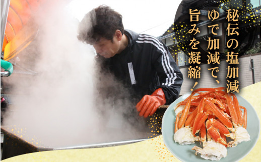 【期間限定】≪浜茹で≫越前産水がに 中サイズ6肩（足のみ 2肩あたり生で300～400g）合計900g以上 産地直送！【雄 ズワイガニ 越前ガニ 足のみ ボイル 冷蔵 かに カニ 蟹 福井県 お手頃】希望日指定可 備考欄に希望日をご記入ください [e43-x008]