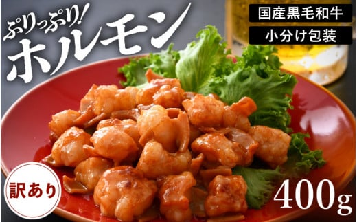 【訳あり】国産 黒毛和牛 ぷりっぷり ホルモン 400g（200g × 2袋）特製タレ味付き 小分け【 小腸 】 [e02-a015]