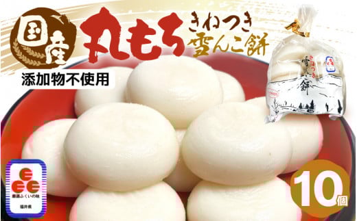 雪んこ餅 丸もち 杵つき 700g（70g × 10個 ）国産【雑煮 御馳走 添加物不使用 少量 食べきり】 [e26-a008]
