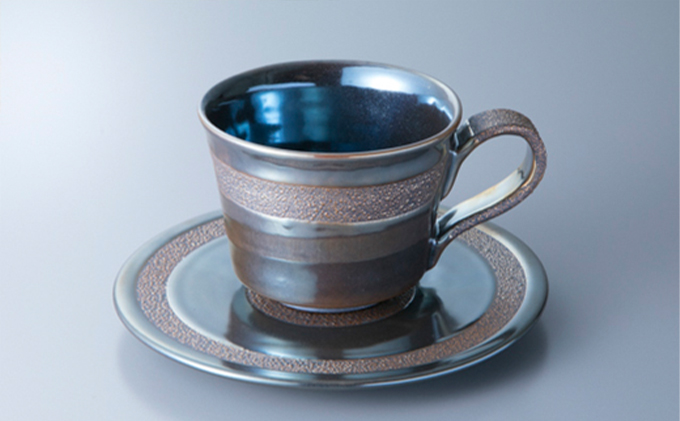 若狭鳳足焼　丸ぐい呑み ペア［髙島屋選定品］