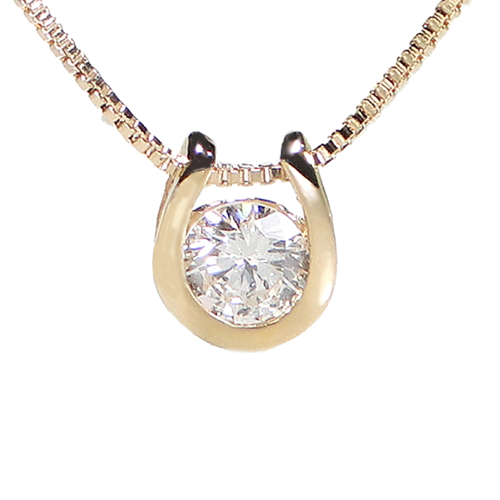 ＜ 甲府ジュエリー ＞K18　ダイヤ(H&C)　ペンダント　321828