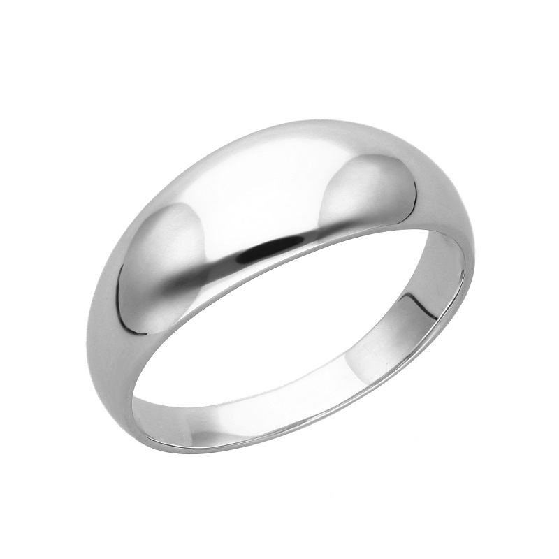 ＜ 甲府ジュエリー ＞プラチナ シンプルハイドームリング 11-1453