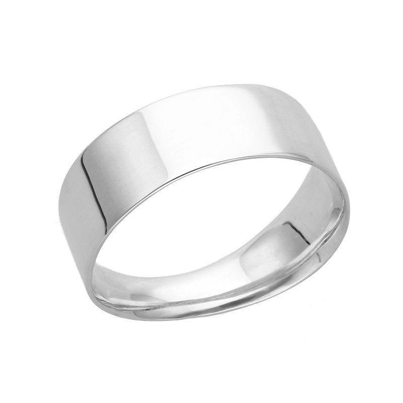 ＜ 甲府ジュエリー ＞プラチナ シンプルフラットリング 15-5381