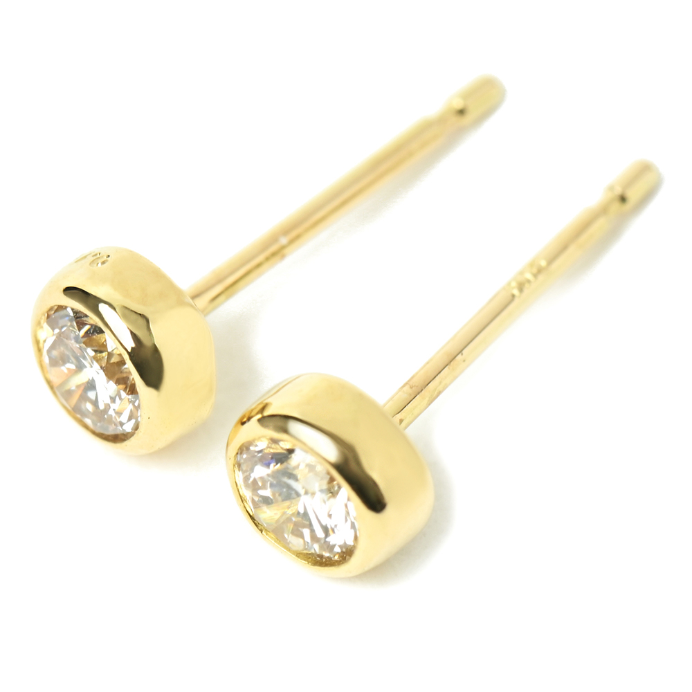〈 甲府ジュエリー 〉K18 Sirius/シリウス ダイヤモンド0.2ct ピアス 014585