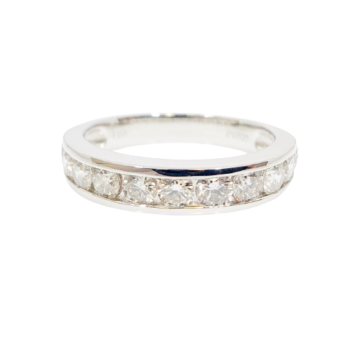 〈 甲府ジュエリー 〉プラチナ製 ハート＆キューピッドダイヤモンド 1.0ct リング[1468111]