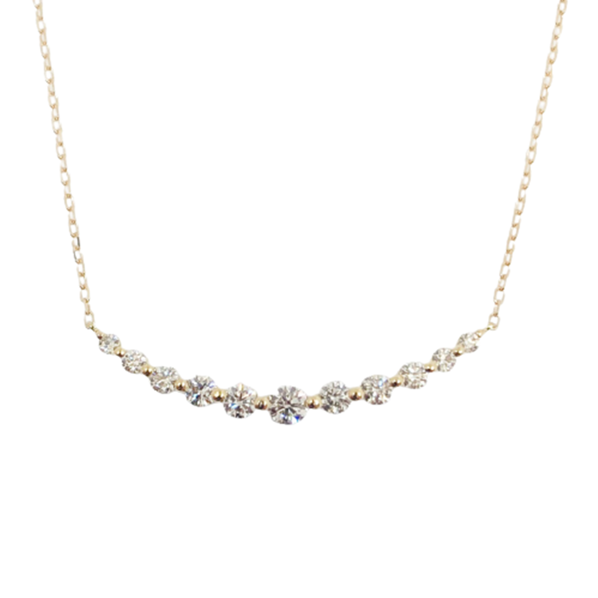 〈 甲府ジュエリー 〉１８金製 ハート＆キューピッドダイヤモンド 0.5ct ペンダントネックレス[1462169]