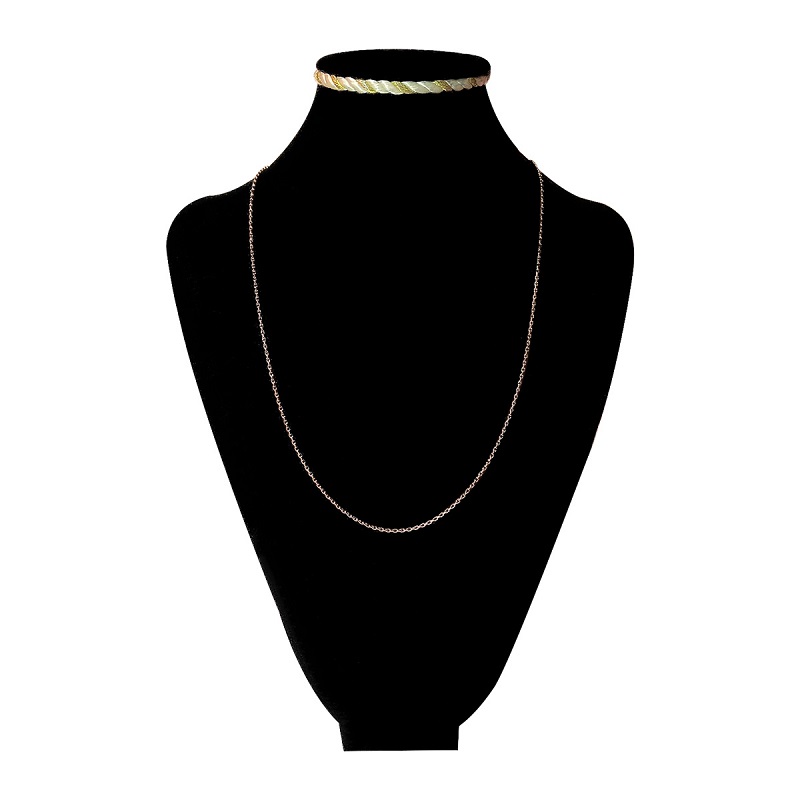 〈 甲府ジュエリー 〉K18ピンクゴールド マーヴェラスカットチェーン60cm（50008505）