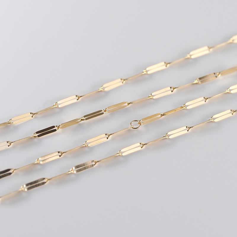 〈 甲府ジュエリー 〉K18 バンブー ネックレス　14353