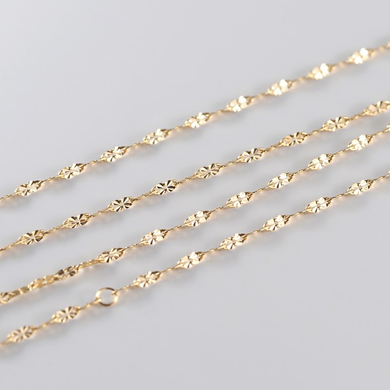 〈 甲府ジュエリー 〉K18 フラワー ネックレス　14355