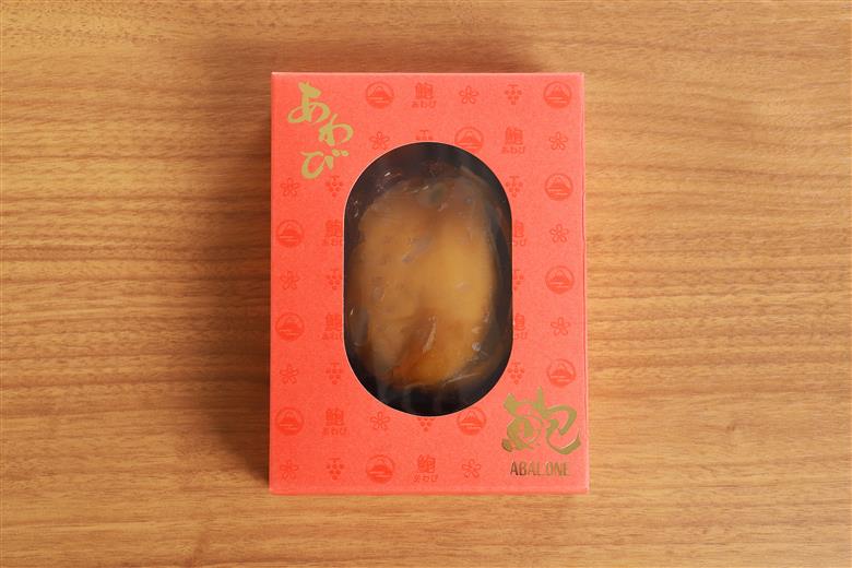 あわびの煮貝　「粋〆　完熟煮貝　山都三昧」80g以上 1個入り