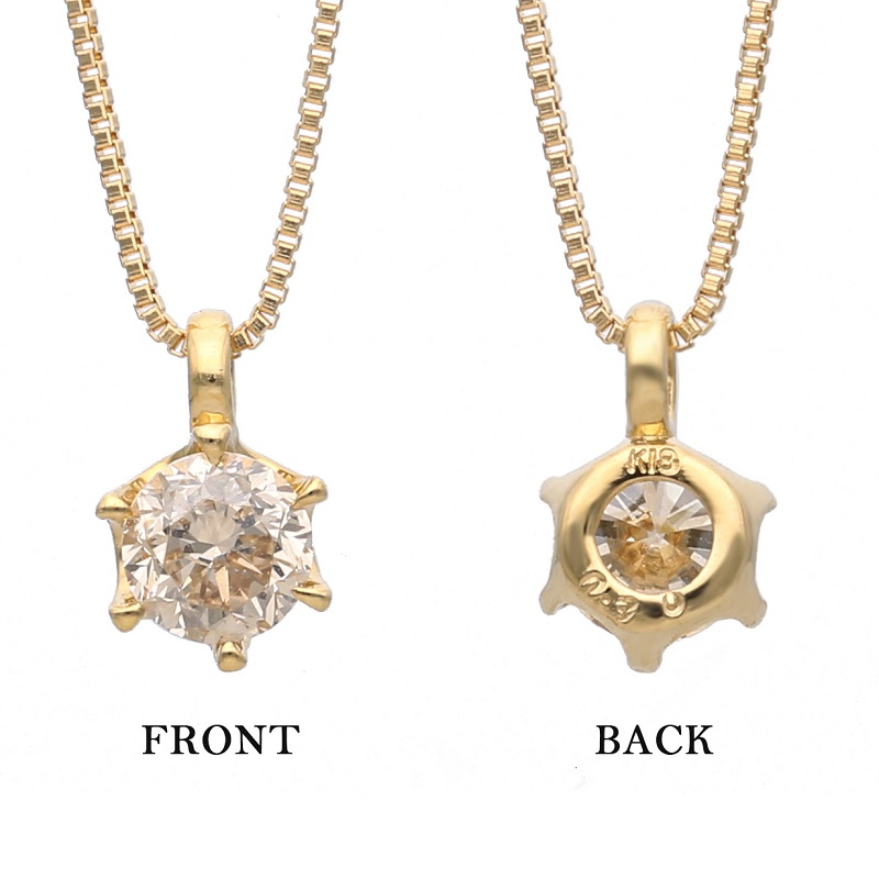 〈 甲府ジュエリー 〉K18 TTLBダイヤモンドネックレス(0.3ct) 60-8799