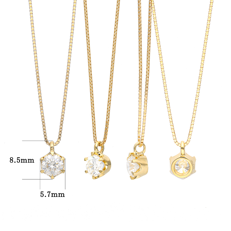 〈 甲府ジュエリー 〉K18 0.5ctダイヤモンドネックレス　60-9576