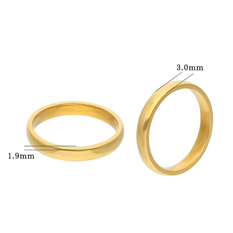 〈 甲府ジュエリー 〉K24 純金シンプルリング 20-4479