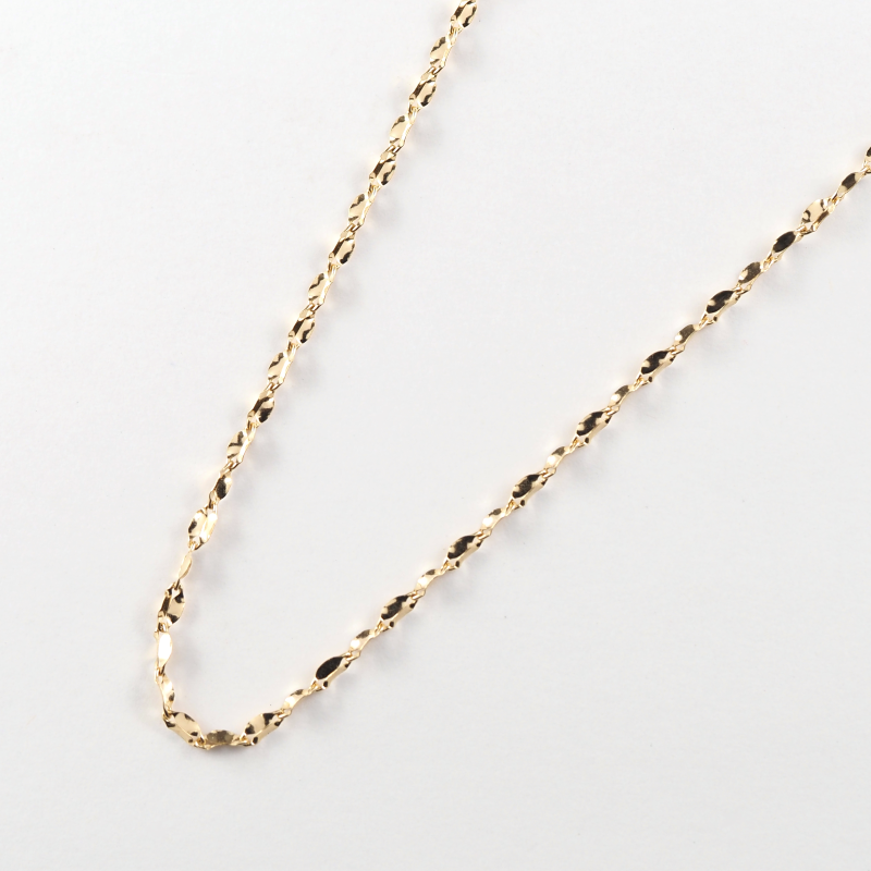 〈 甲府ジュエリー 〉K18 ami/アミ ネックレス 45cmスライド 0014352