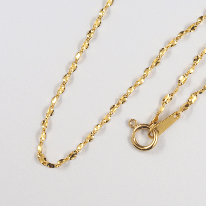 〈 甲府ジュエリー 〉K24 ami/アミ ネックレス42cm　14444