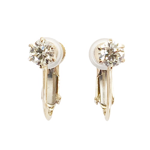 〈 甲府ジュエリー 〉天然ダイヤモンド合計0.5ct 18金 イヤリング [1460042]