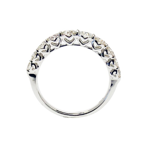 〈 甲府ジュエリー 〉プラチナ製 ハート＆キューピッドダイヤモンド 1.0ct リング[1455912]