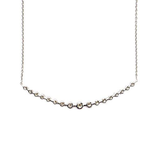 〈 甲府ジュエリー 〉プラチナ製 ハート＆キューピッドダイヤモンド 1.0ct ペンダントネックレス[1466590]