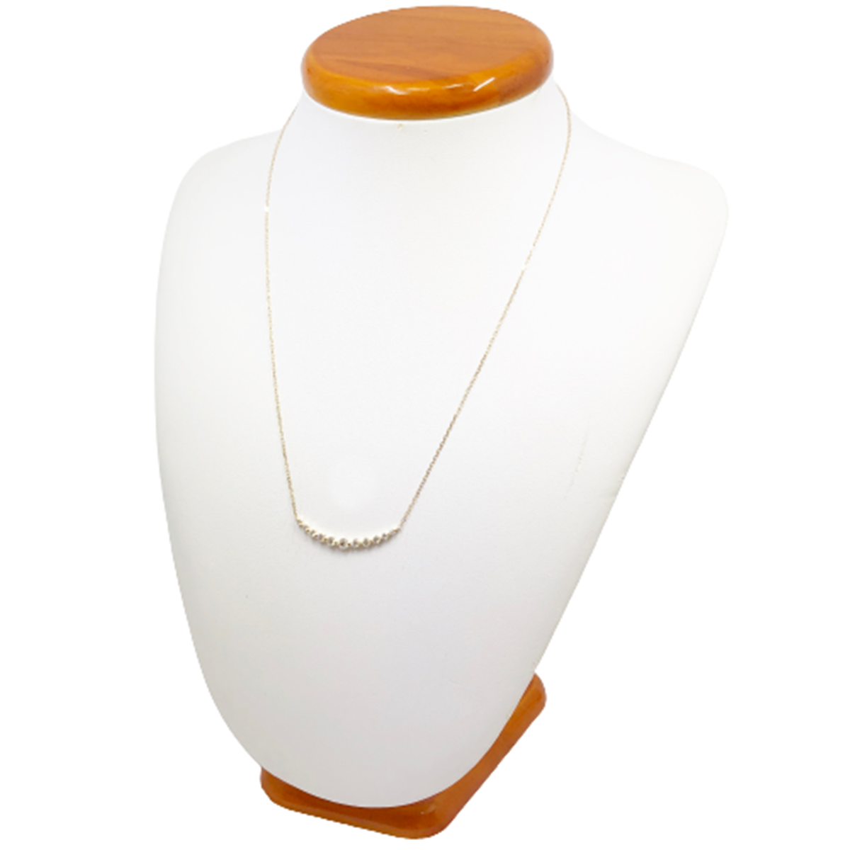 〈 甲府ジュエリー 〉１８金製 ハート＆キューピッドダイヤモンド 0.5ct ペンダントネックレス[1462169]