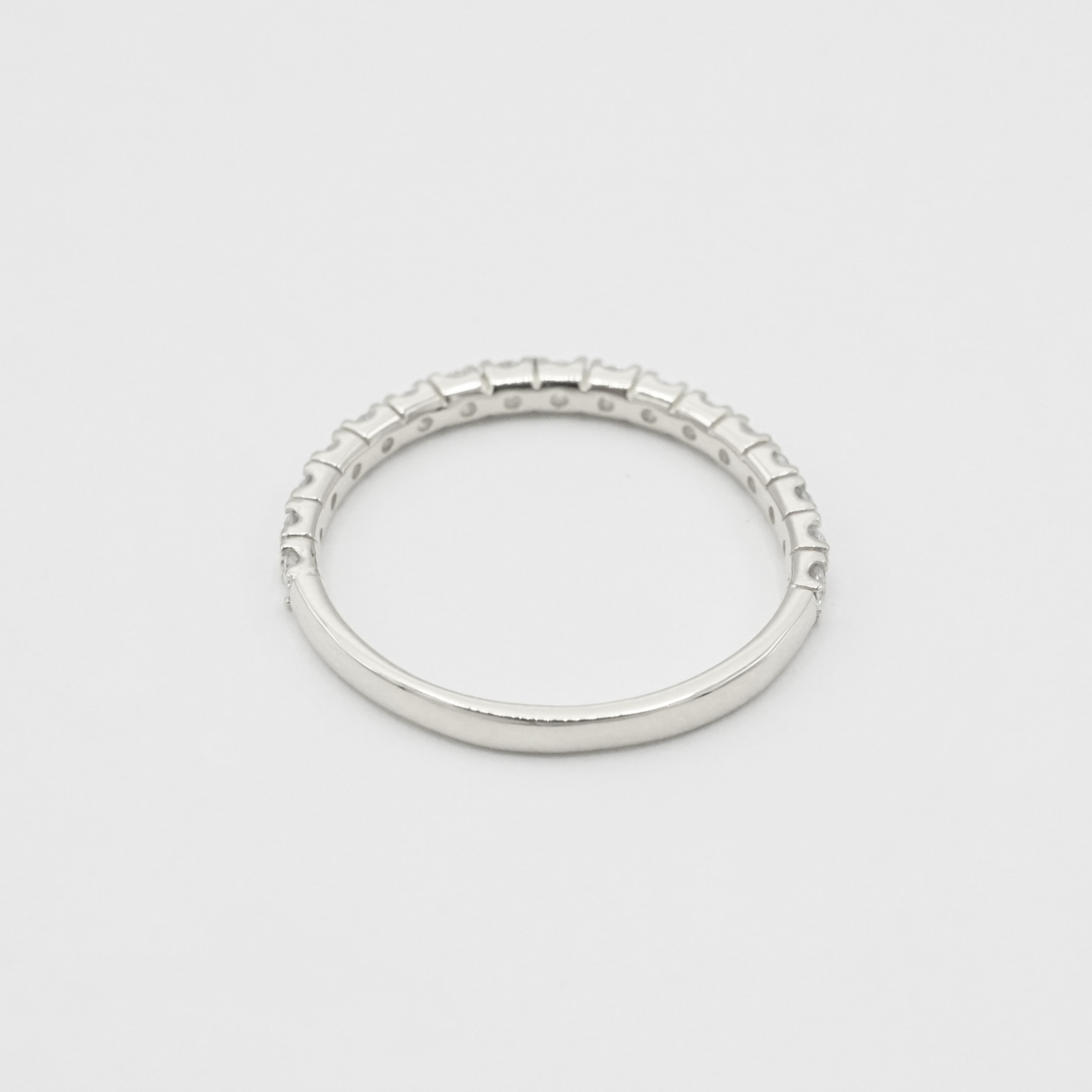 〈 甲府ジュエリー 〉Pt900 0.30ct 6分エタニティリング　ラボグロウンダイヤモンド　LD0063A