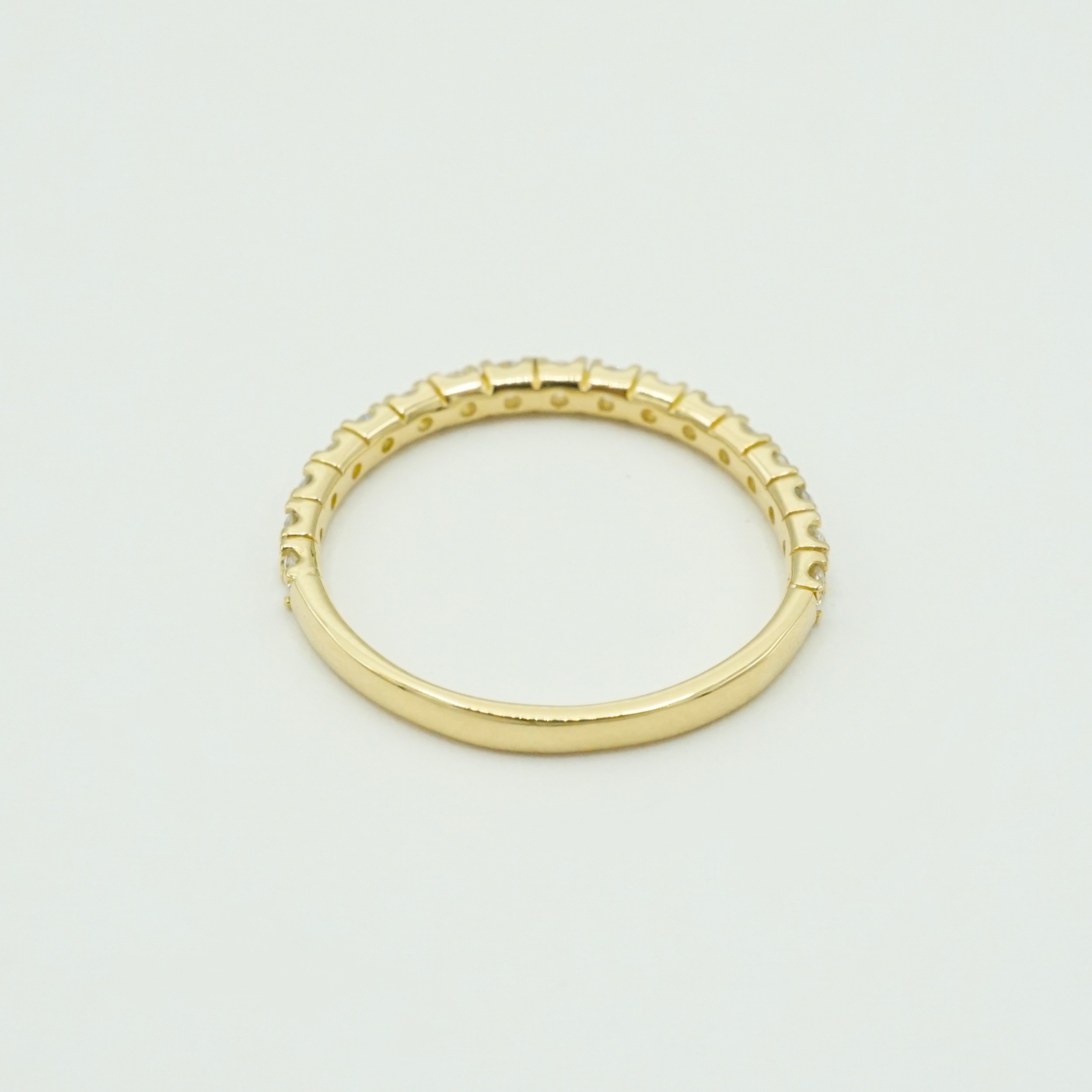 〈 甲府ジュエリー 〉K18YG 0.30ct 6分エタニティリング　ラボグロウンダイヤモンド　LD0063B