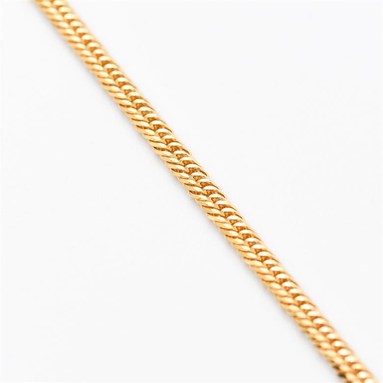 ＜ 甲府ジュエリー ＞K18 喜平 12面トリプル ブレスレット 4ｇ 18cm 造幣局検定刻印入 キヘイ チェーン 中折れ金具 メンズ レディース　TK0418S