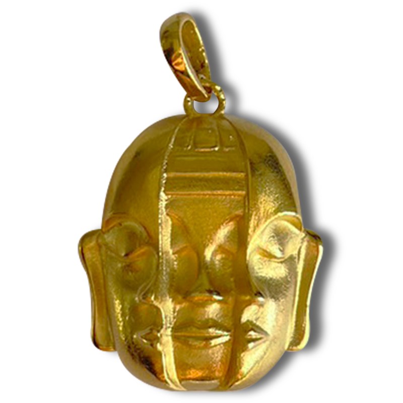 〈 甲府ジュエリー 〉K24 宝誌和尚ペンダント（15047326）