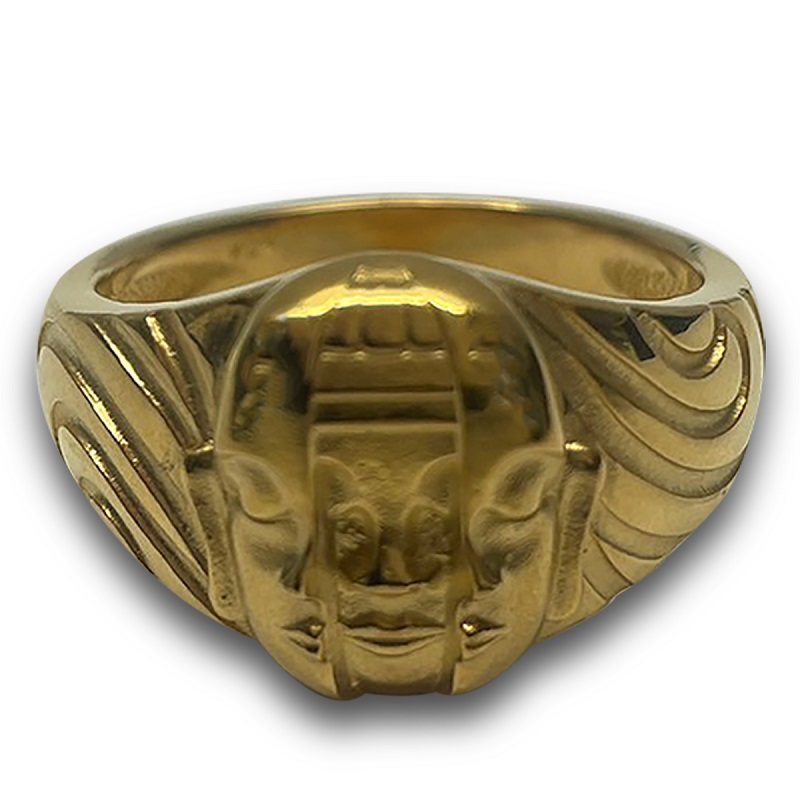 〈 甲府ジュエリー 〉K24 宝誌和尚リング（15047319）