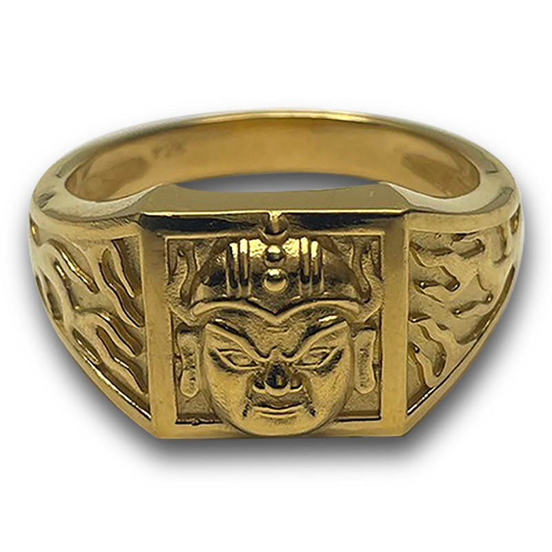 〈 甲府ジュエリー 〉K24 毘沙門天リング（15047320）