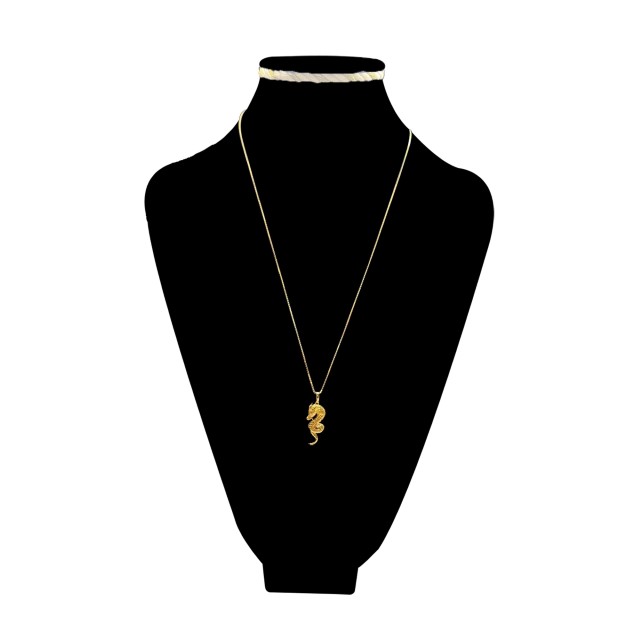 〈 甲府ジュエリー 〉K24　龍ダイヤペンダント（15047315）