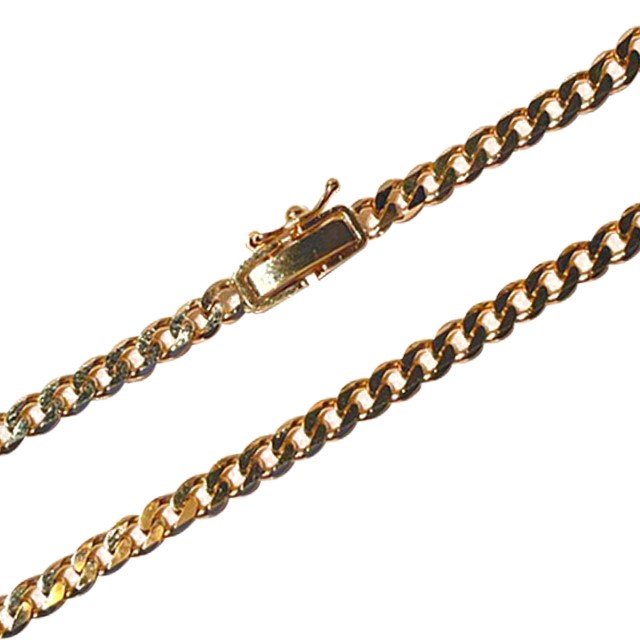 〈 甲府ジュエリー 〉18金6面シングル喜平アンクレット23cm（50043397-23）