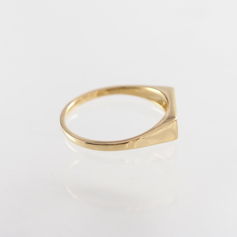 〈 甲府ジュエリー 〉K18 印代の指輪　26867