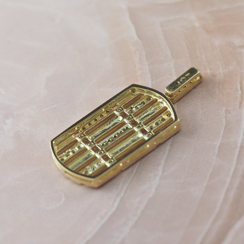 〈 甲府ジュエリー 〉K18 天然ダイヤモンド ペンダントトップ　28523