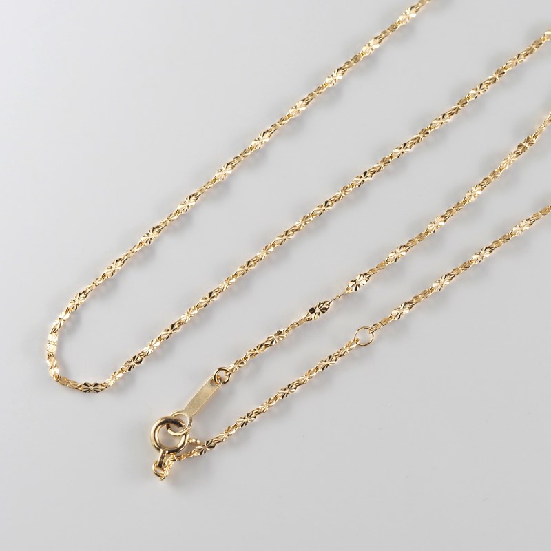 〈 甲府ジュエリー 〉K18 フラワー ネックレス　14355