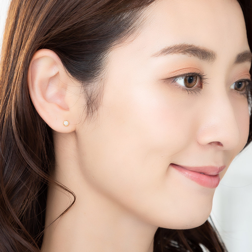 〈 甲府ジュエリー 〉K18 Sirius/シリウス ダイヤモンド0.2ct ピアス 014585