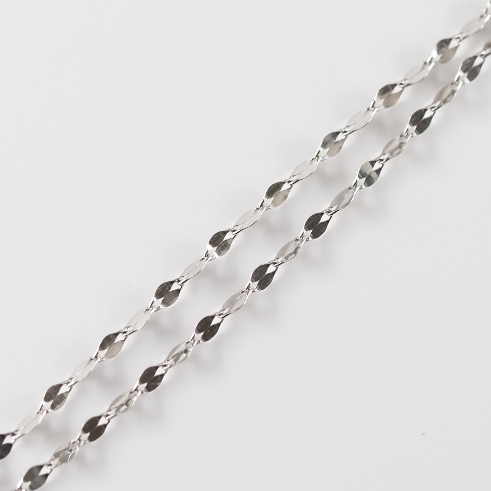 〈 甲府ジュエリー 〉Pt999/純プラチナ　2連ネックレス 【10398】