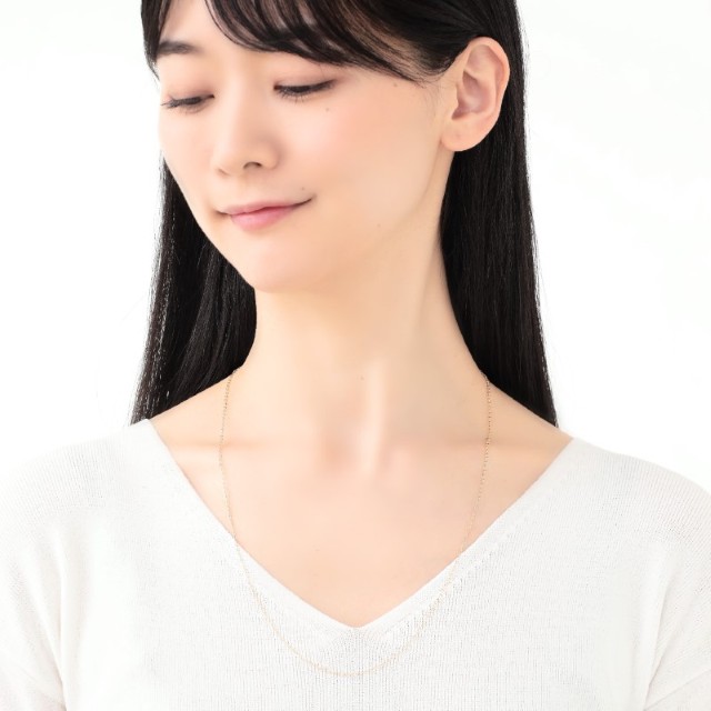 〈 甲府ジュエリー 〉K18 Uroko/ウロコ ネックレス 60cm 0014165