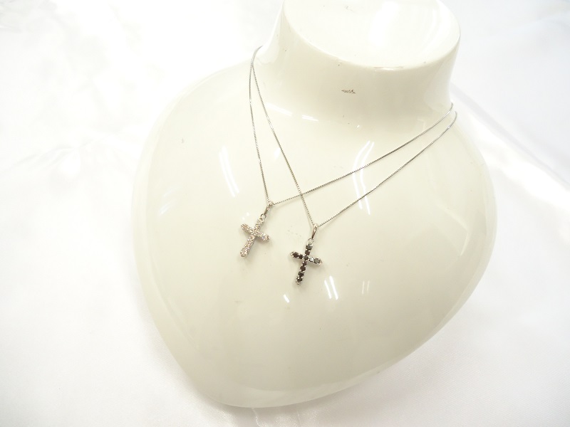 〈 甲府ジュエリー 〉PNC Pt ﾌﾞﾗｯｸﾀﾞｲﾔﾓﾝﾄﾞ（P23903）