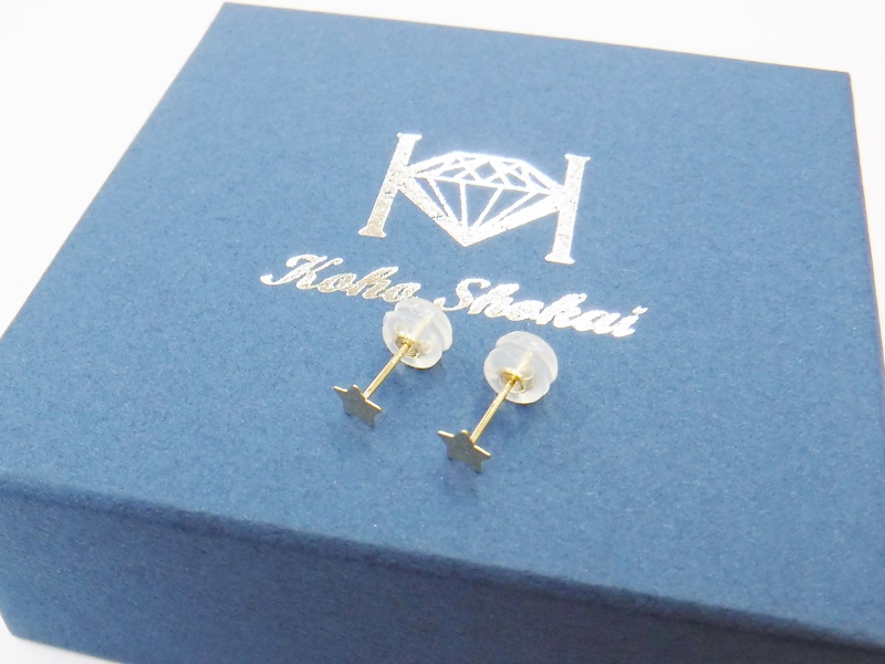 〈 甲府ジュエリー 〉K18星ﾓﾁ-ﾌﾋﾟｱｽ地金(PE7488)