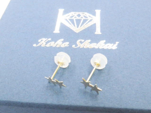 〈 甲府ジュエリー 〉K18星ﾓﾁ-ﾌﾋﾟｱｽ地金(PE7492)