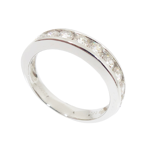 〈 甲府ジュエリー 〉プラチナ製 ハート＆キューピッドダイヤモンド 1.0ct リング[1468111]