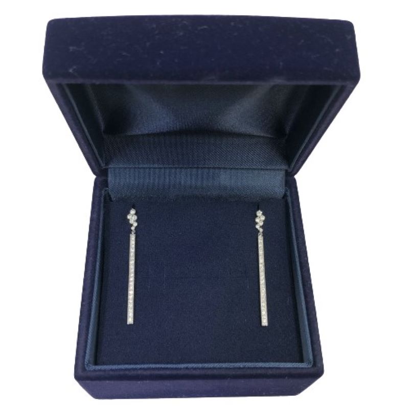 〈 甲府ジュエリー 〉プラチナ製 ダイヤモンド total0.5ct イヤリング [1469194]