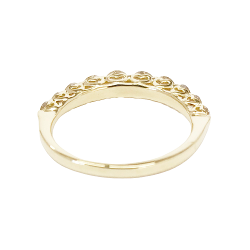 〈 甲府ジュエリー 〉１８金製 ハート＆キューピッドダイヤモンド 1.0ct リング[1466029]