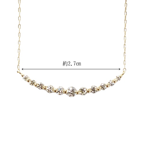 〈 甲府ジュエリー 〉１８金製 ハート＆キューピッドダイヤモンド 0.3ct ペンダントネックレス[1468635]