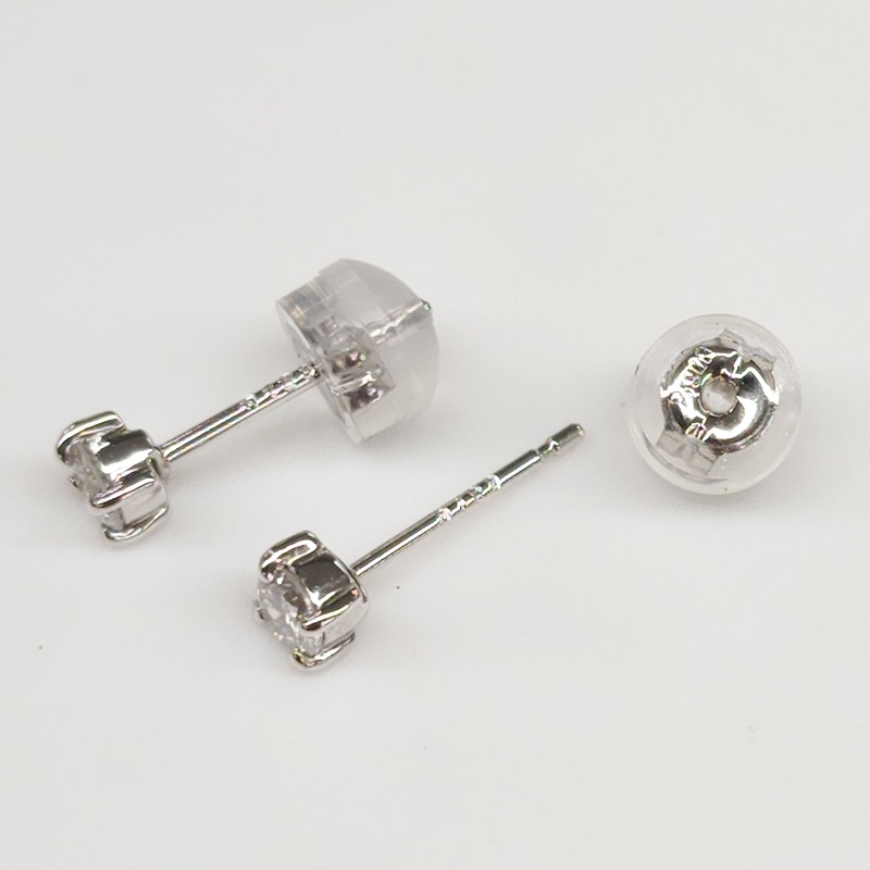 〈 甲府ジュエリー 〉プラチナ Dカラー 0.2ctUP 4本爪 ダイヤ ピアス BPE-02024P